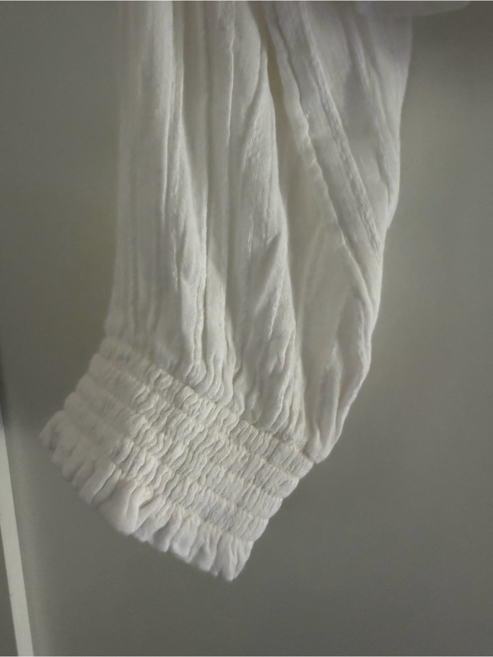 NWT / AE Chelsea Collar Button-Up Blouse in White - Picture 3 of 8